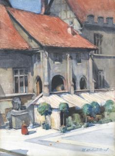 Francis Campbell Boileau Cadell R.S.A., R.S.W. - The Rathaus, Göttingen