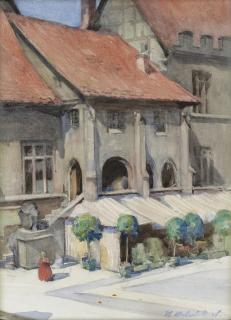 Francis Campbell Boileau Cadell, R.S.A., R.S.W. - The Rathaus, Gottingen