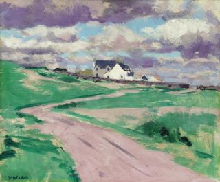Francis Campbell Boileau Cadell, R.S.A., R.S.W. - The Road to the Farm, Iona