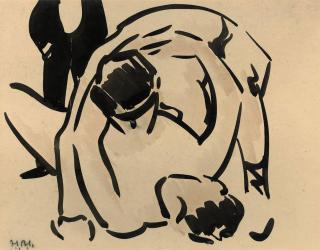 Francis Campbell Boileau Cadell, R.S.A., R.S.W. - The Wrestlers