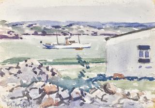 Francis Campbell Boileau Cadell, R.S.A., R.S.W. - The Yacht, Iona