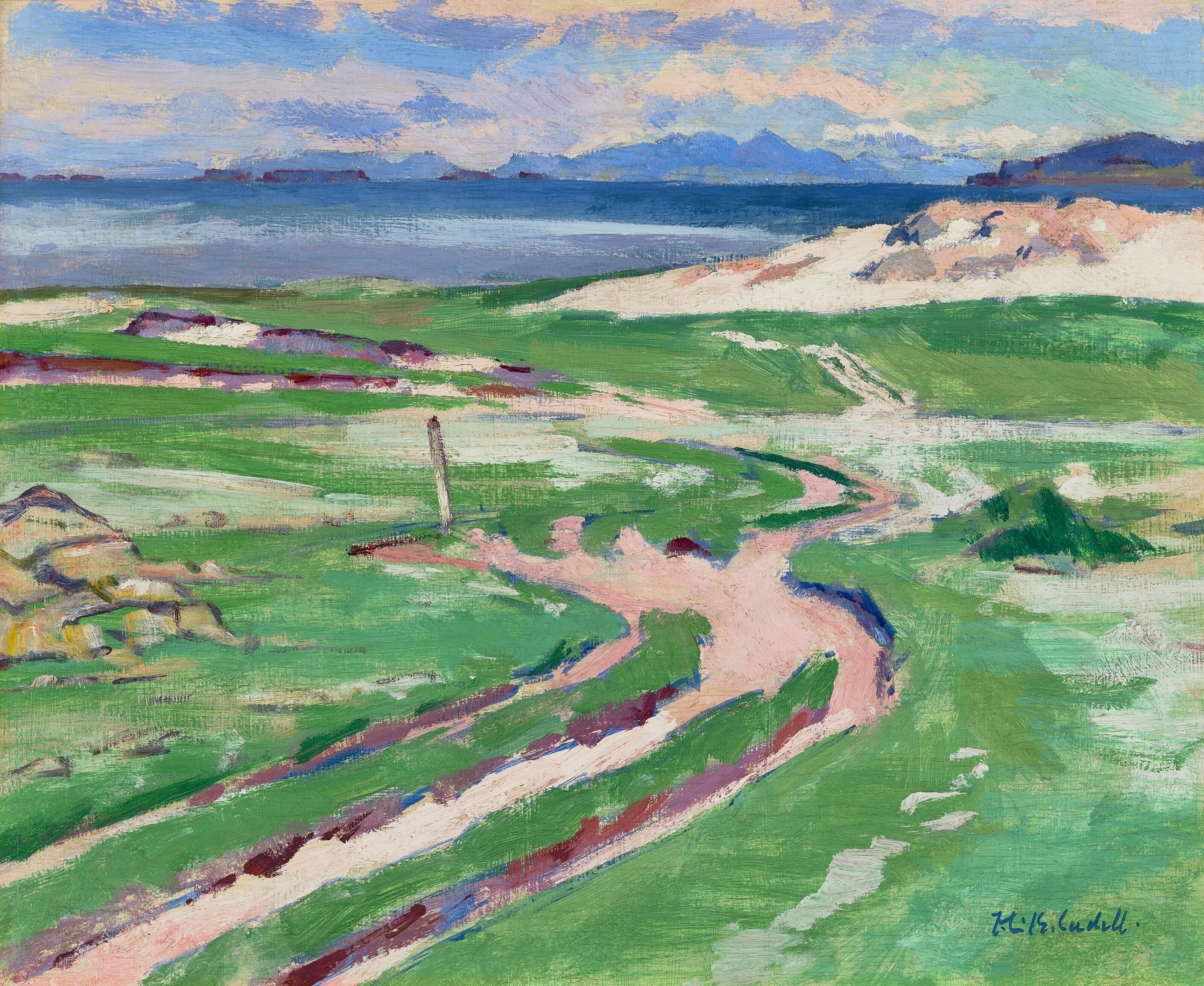 Francis Campbell Boileau Cadell, R.S.A. - The Road to the Sea, and Skye