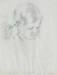 Francis Campbell Boileau Cadell RSA RSW - Elizabeth aged 6 1/2 years