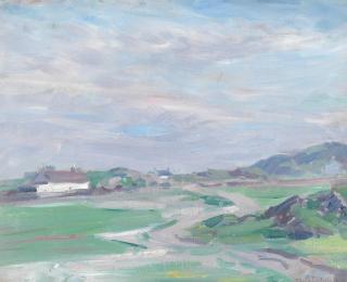 Francis Campbell Boileau Cadell RSA RSW - Iona landscape