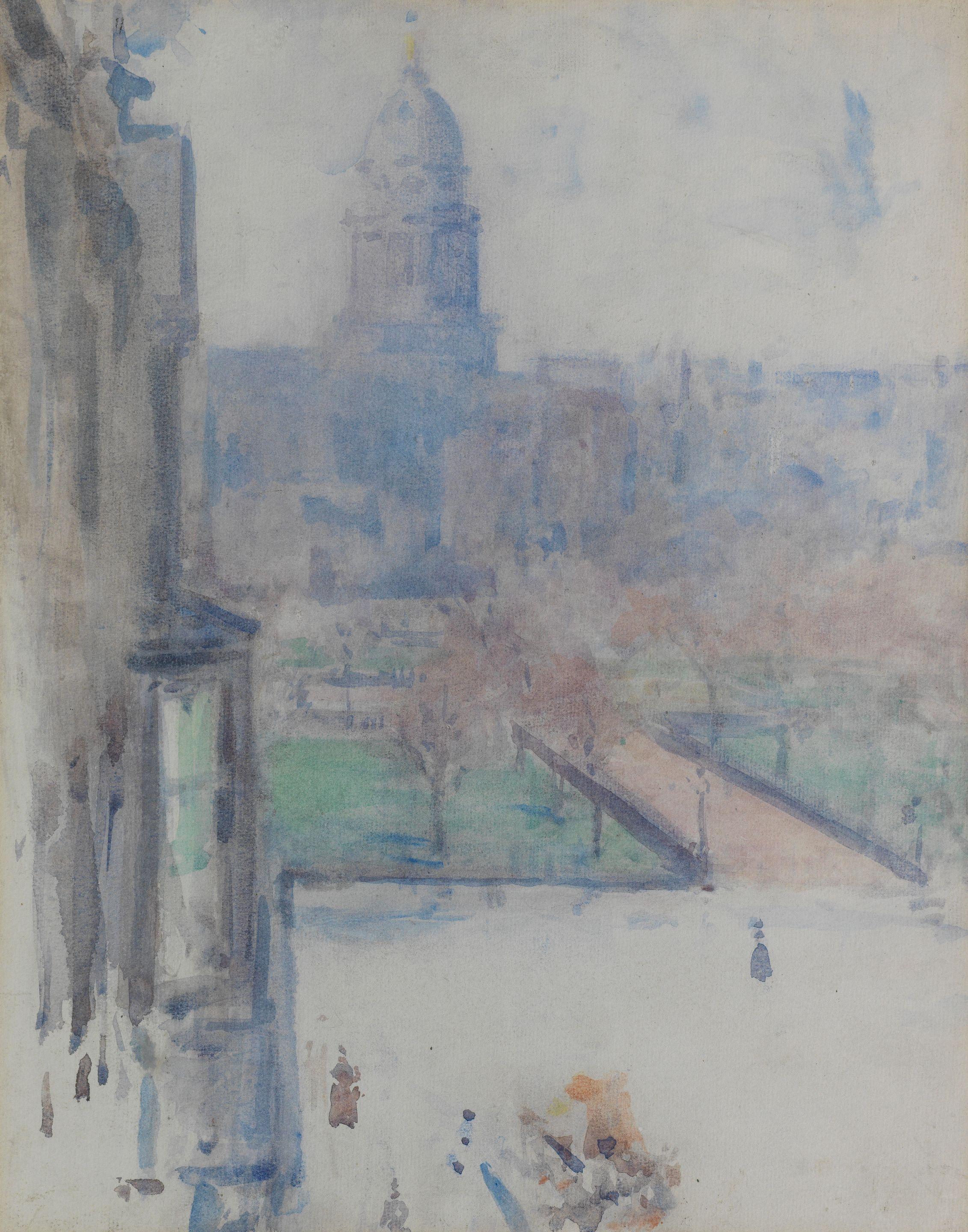 Francis Campbell Boileau Cadell RSA RSW - Looking towards Charlotte Square