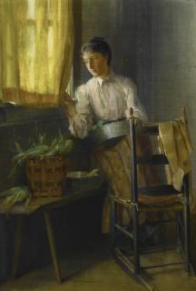 Francis Coates Jones - Looking Out The Window