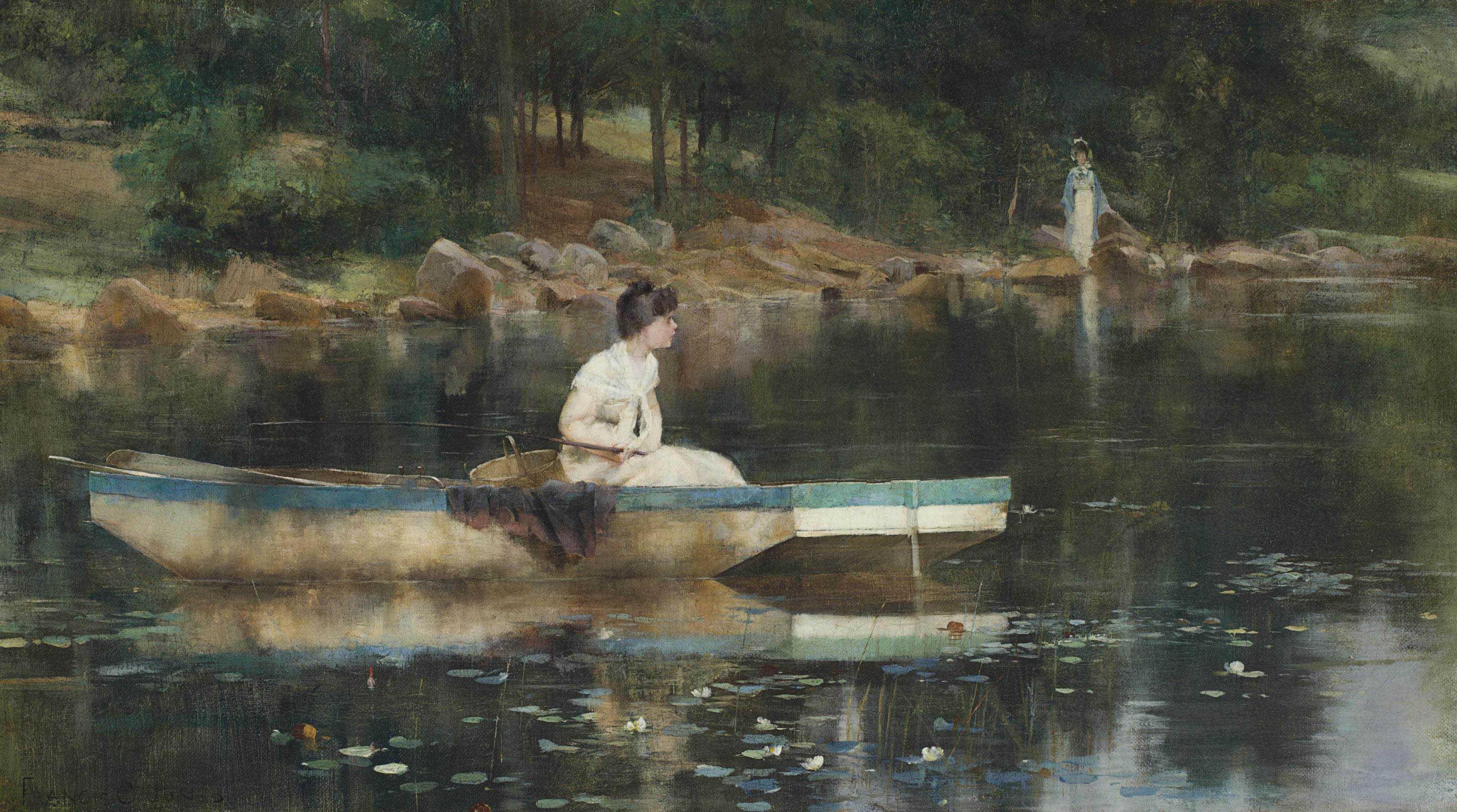Francis Coates Jones - Woman Fishing