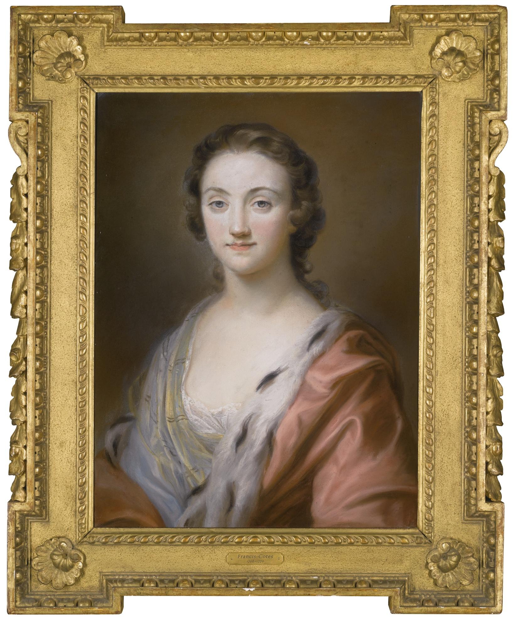 Francis Cotes, R.A. - Portrait Of Lady Henrietta Conyers, Née Fermor (1727-1793)