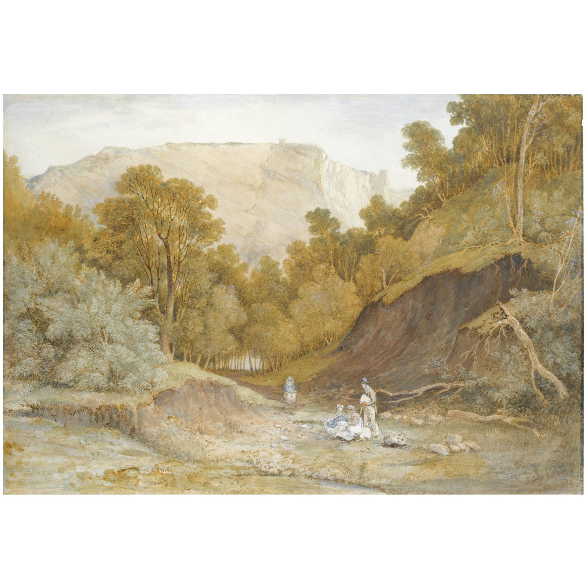Francis Danby, A.R.A. - A Sketching Party In Leigh Woods, Near Bristol