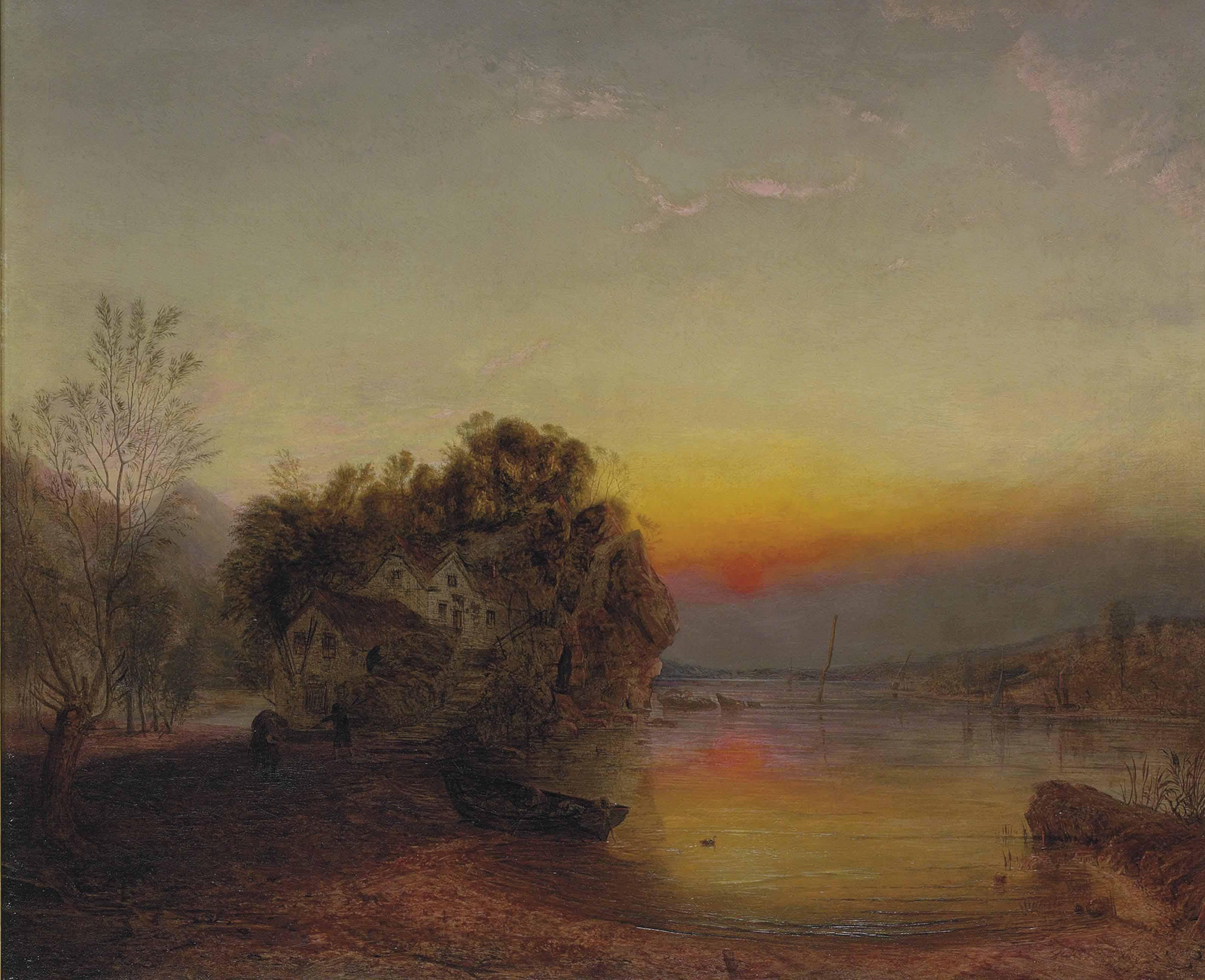 Francis Danby, A.R.A. - Early Morning - The Fisherman\'S Home