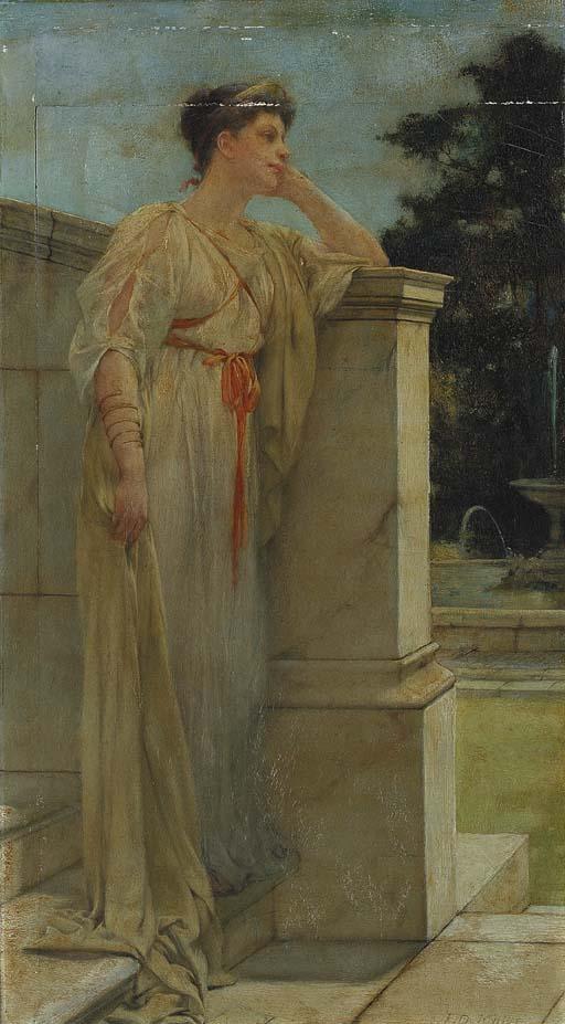Francis Davis Millet - Portrait of a Classical Woman