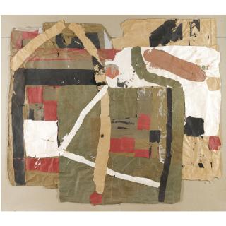 Francis Davison - Untitled 9-9 (Fawn, White, Red And Green)