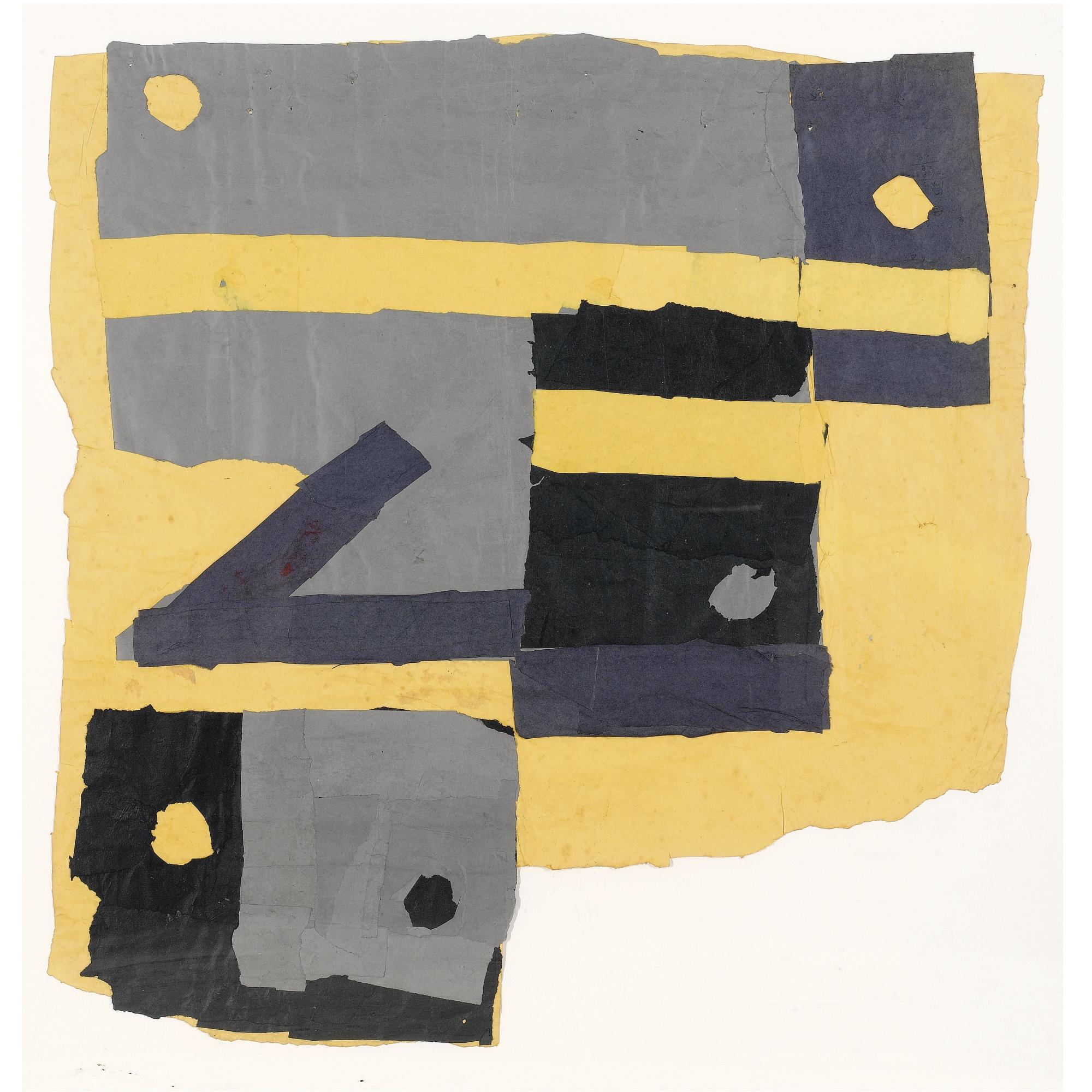 Francis Davison - Yellow, Blue, Grey & Black