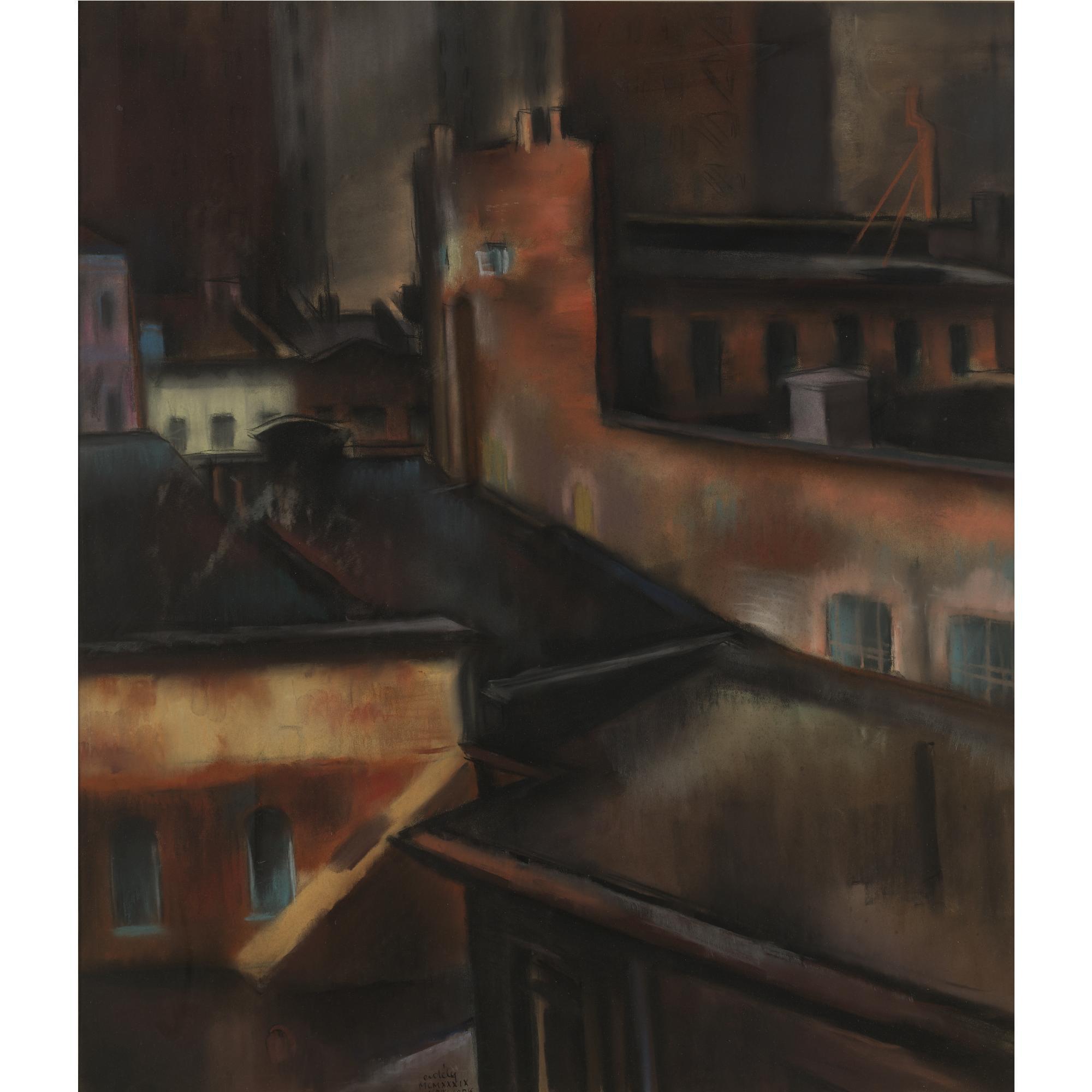 Francis De Erdely - Rooftops, New York
