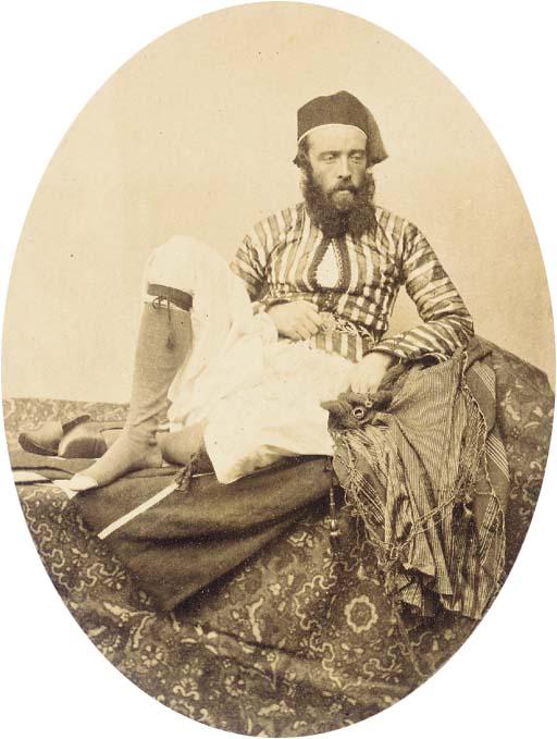 Francis Frith - Autoportrait en costume d\'été Turc