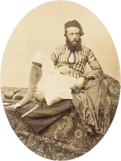 Francis Frith - Autoportrait en costume d\'été Turc