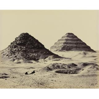 Francis Frith - \'The Pyramids Of Sakkárah, From The North East\'