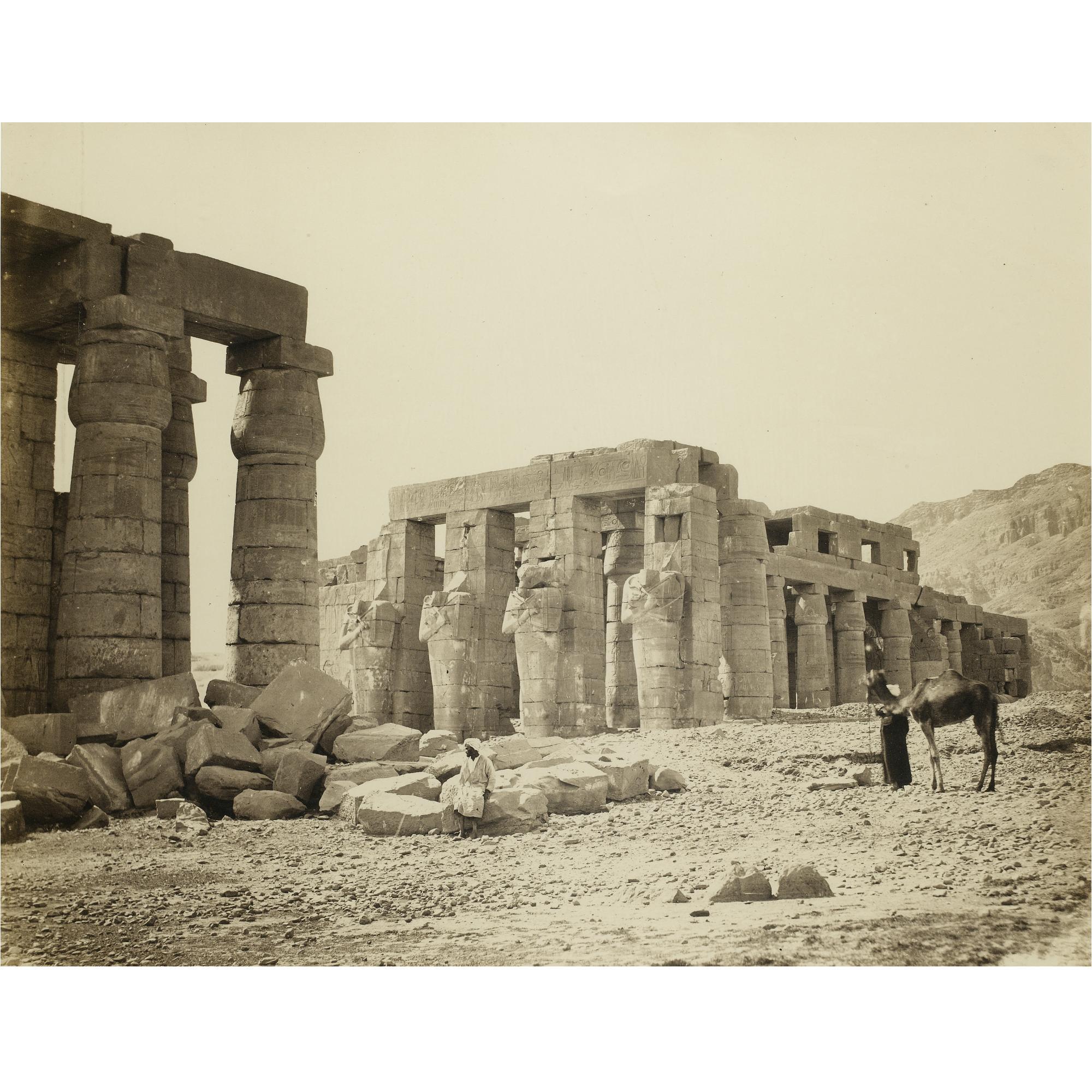 Francis Frith - \'The Rameseum Of El-Kurneh, Thebes  Second View\', 1857-58