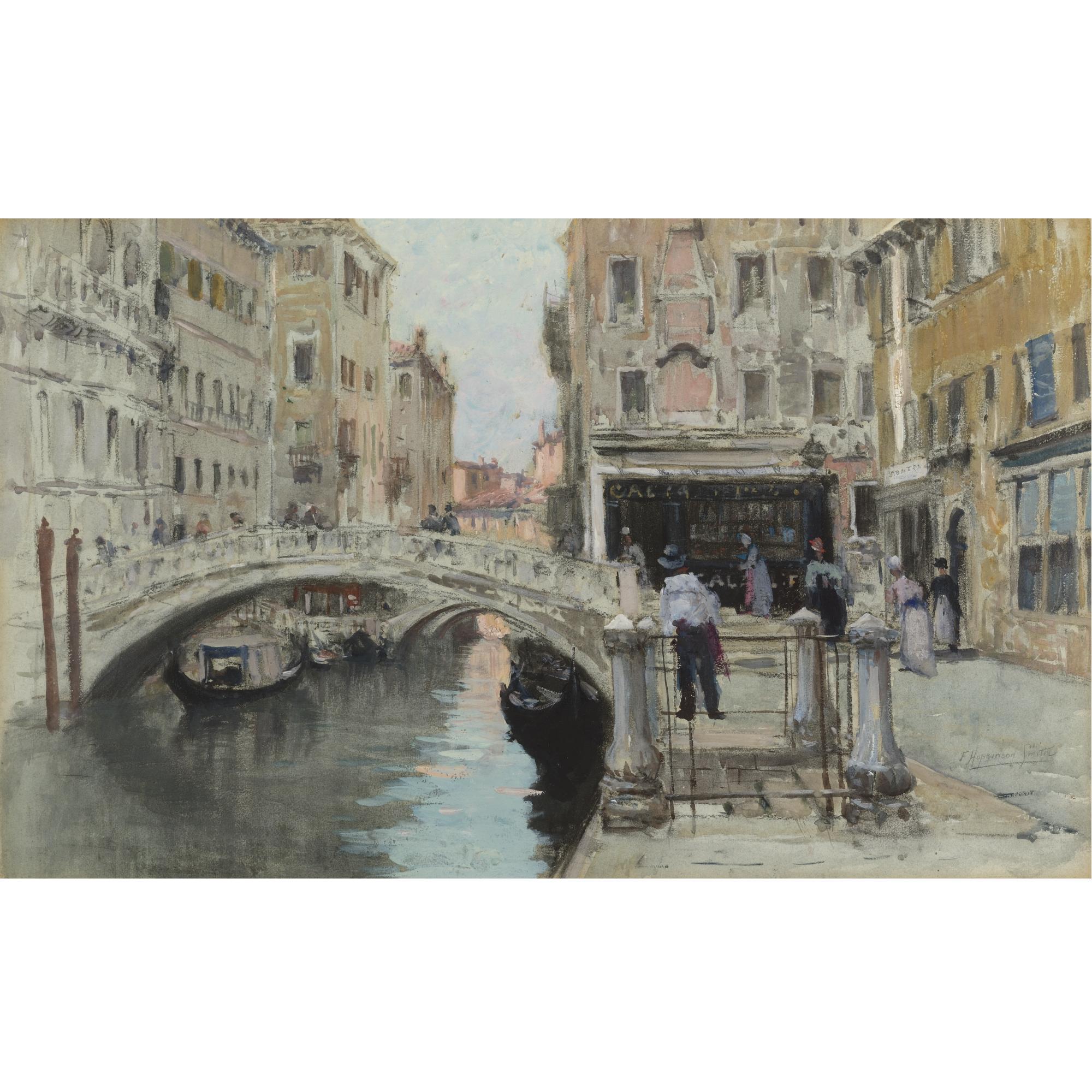 Francis H Smith - Scene in Venice