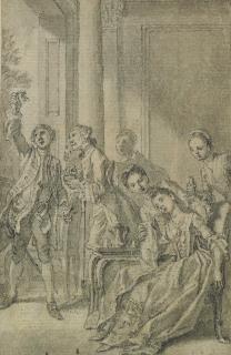 Francis Hayman, R.A. - The Rape of the Lock