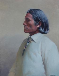 Francis Henry Beaugureau - Diablo 26 1/4 x 20 1/4 in. framed 37 x 31 in.