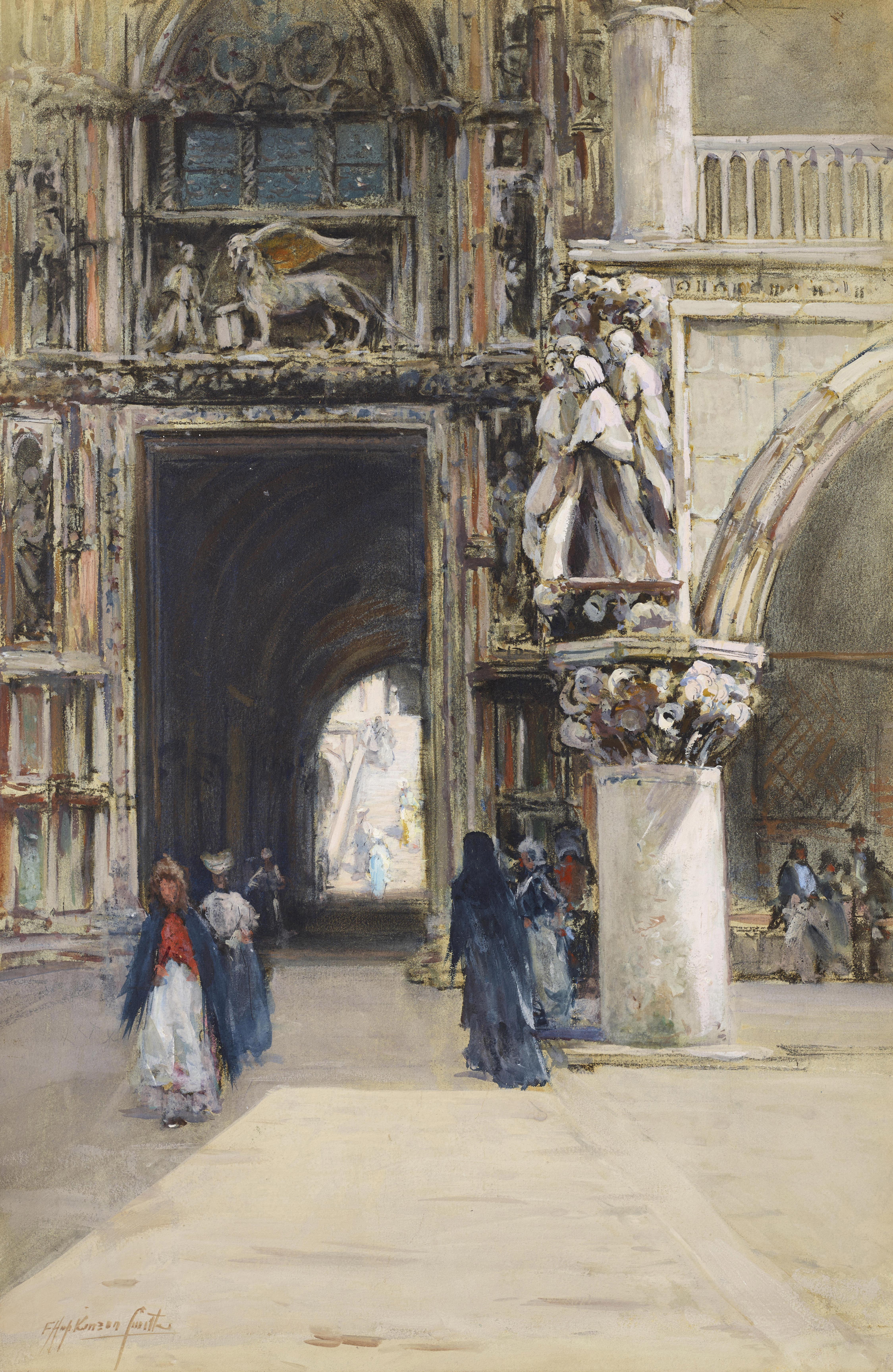 Francis Hopkinson Smith - Porta della Carta, Venice