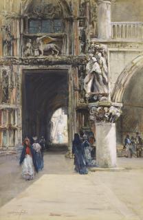 Francis Hopkinson Smith - Porta della Carta, Venice