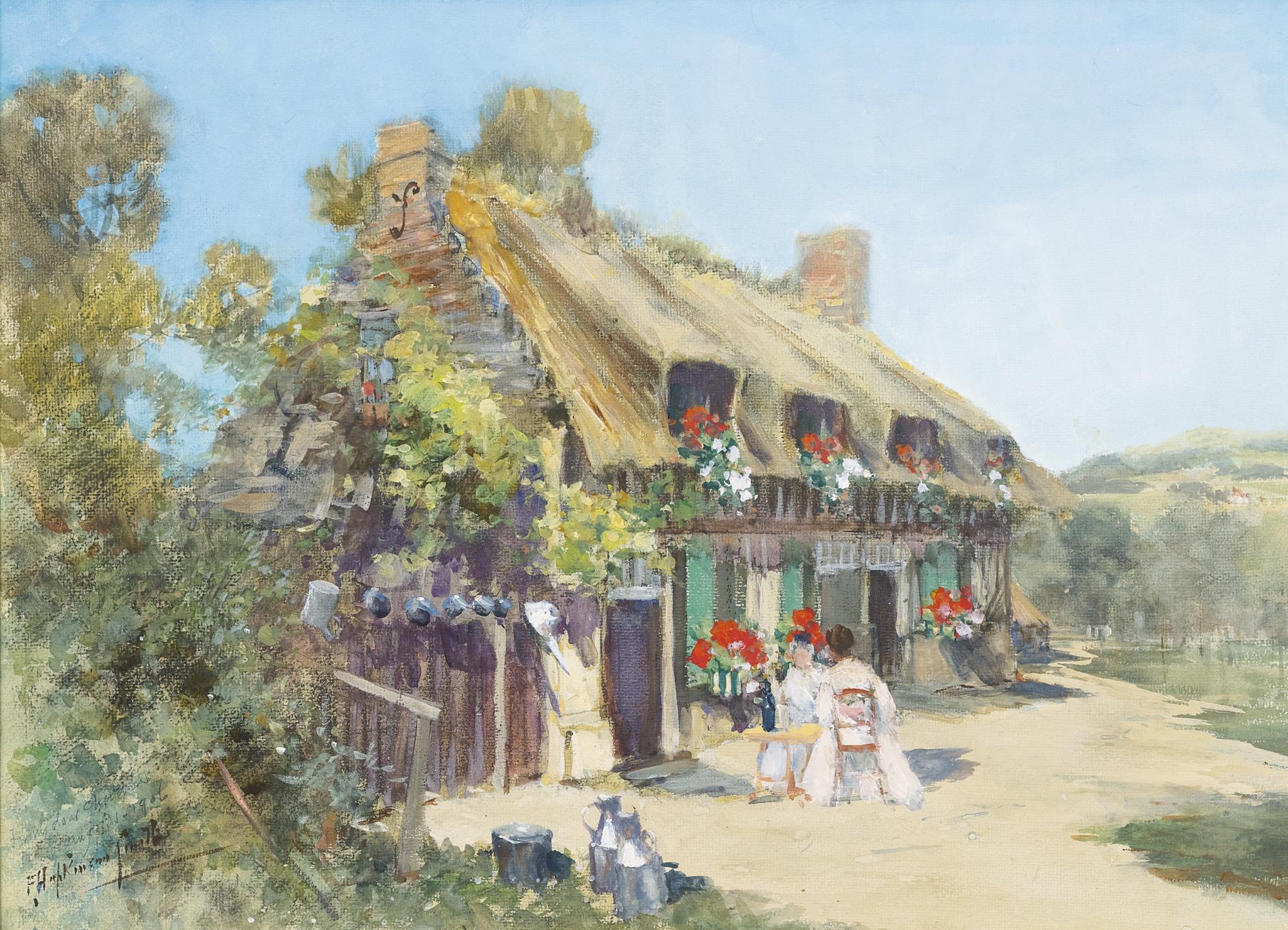 Francis Hopkinson Smith - Thatched Cottage, Normandy