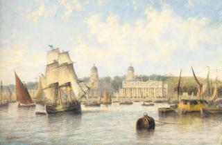 Francis Moltino - The Royal Naval College, Greenwich, from the Thames