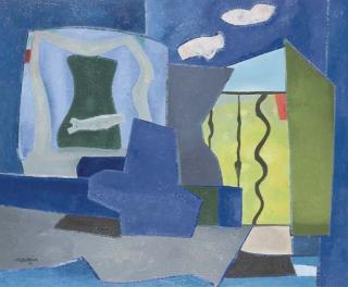 Francis Montanier - L\'Aquarium Bleu\', 1961