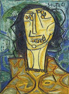 Francis Newton Souza - Head Of A Woman