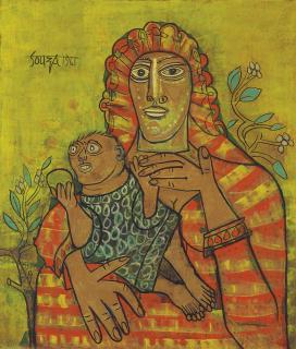 Francis Newton Souza - Mother & Child