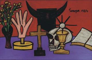 Francis Newton Souza - Still Life With Relics