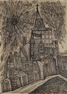 Francis Newton Souza - Untitled (Church)