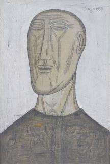 Francis Newton Souza - Untitled (Man in Tunic)