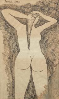 Francis Newton Souza - Untitled (Nude)