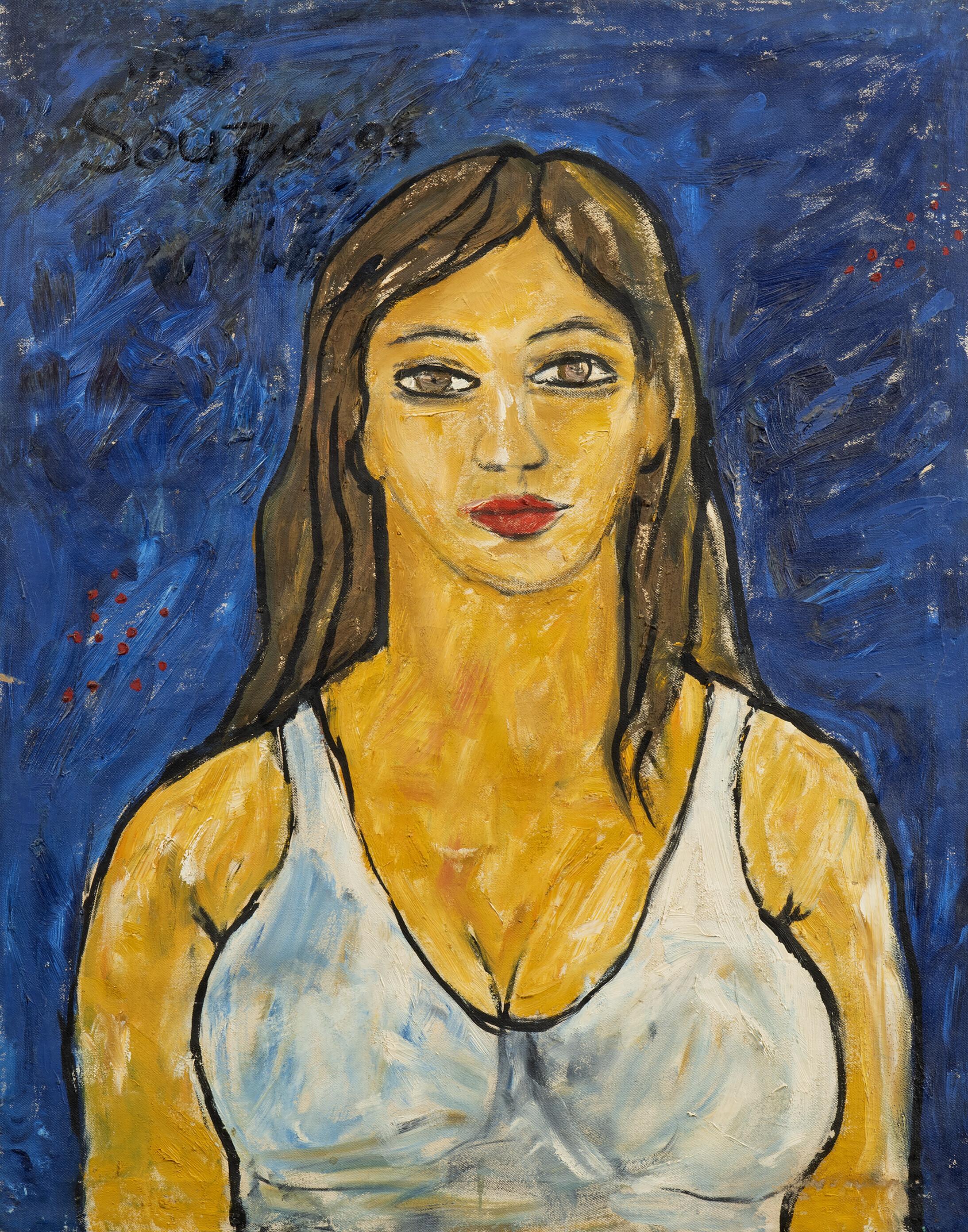 Francis Newton Souza - Untitled (Portrait of a Lady)