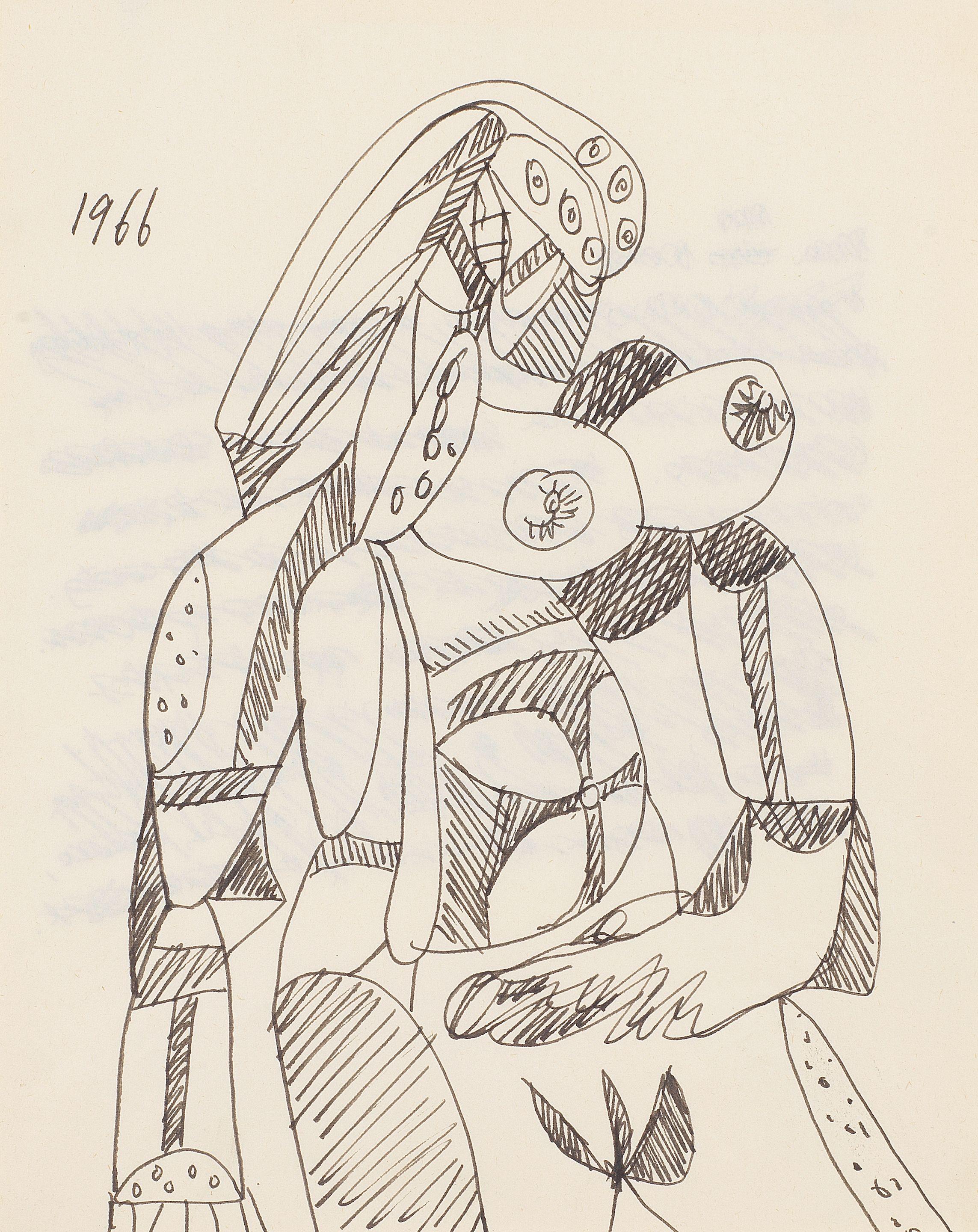 Francis Newton Souza - Untitled (Woman)