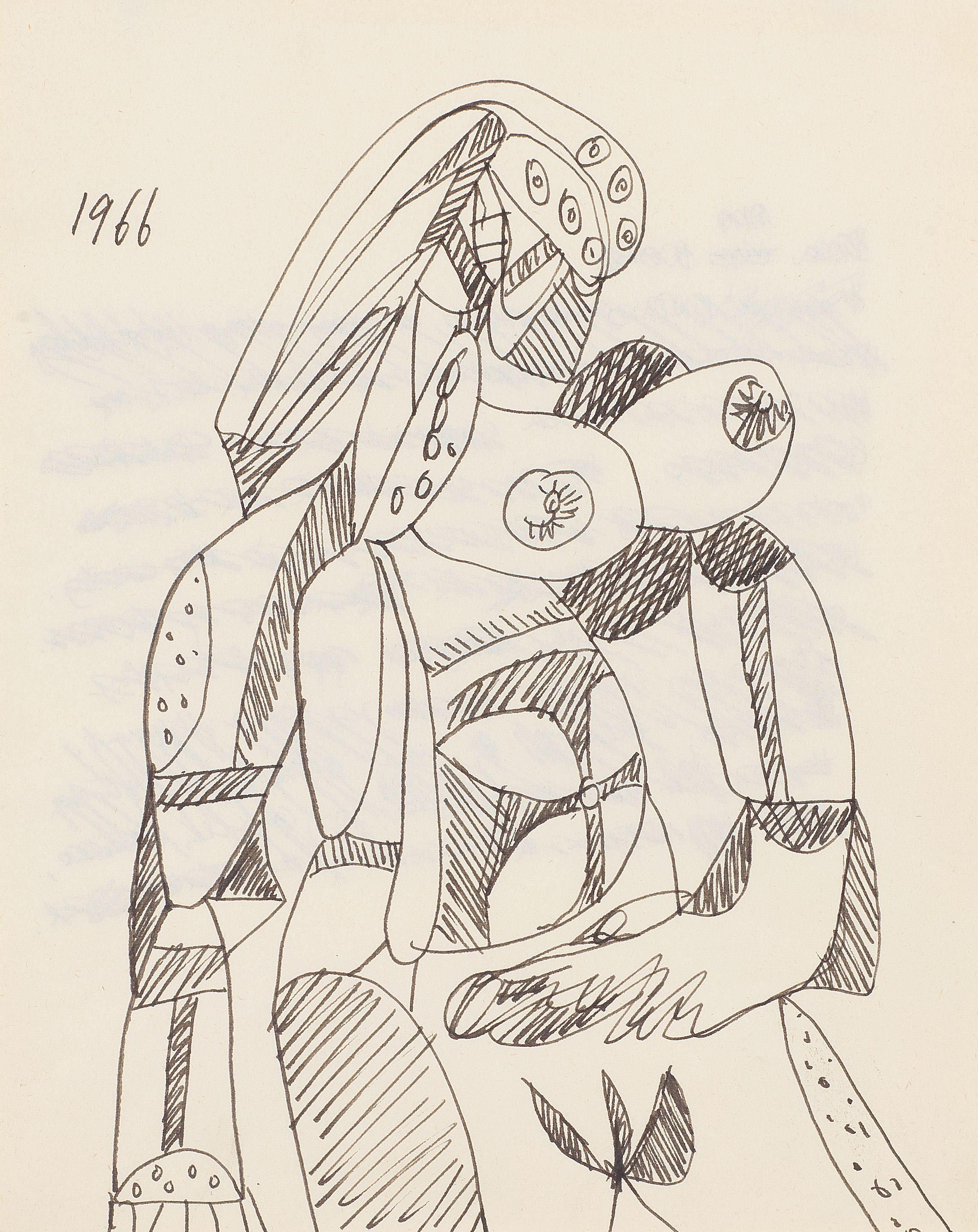 Francis Newton Souza - Untitled (Woman)