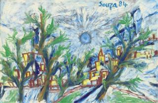 Francis Newton Souza - Winterscape