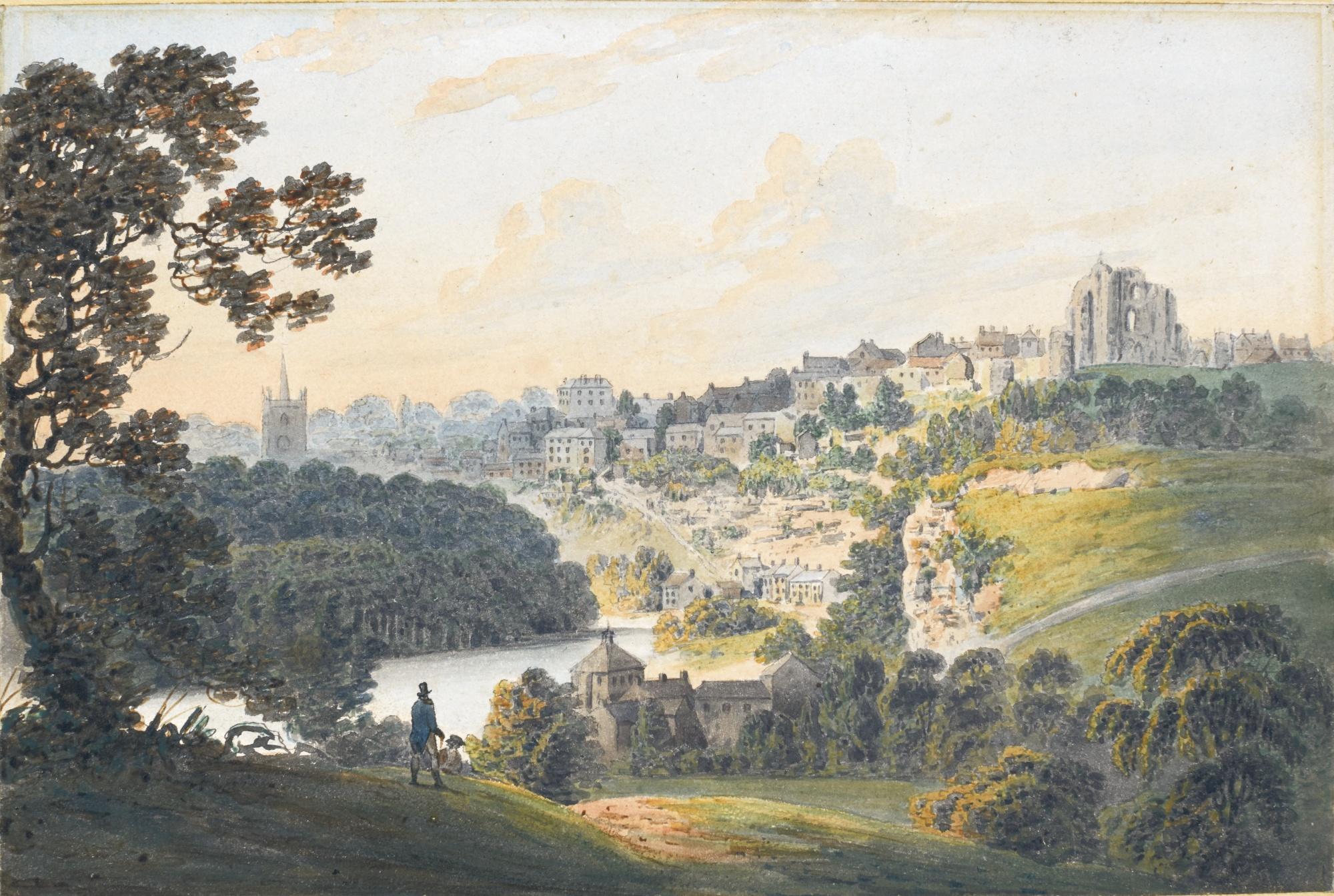 Francis Nicholson, O.W.S. - Knaresborough, Yorkshire