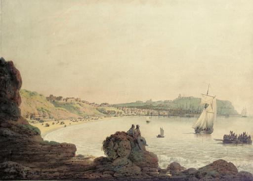 Francis Nicholson, O.W.S. - Scarborough, Yorkshire