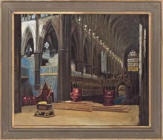 Francis Owen Salisbury, R.I., R.O.I., R.P. - The Interior Of Westminster Abbey