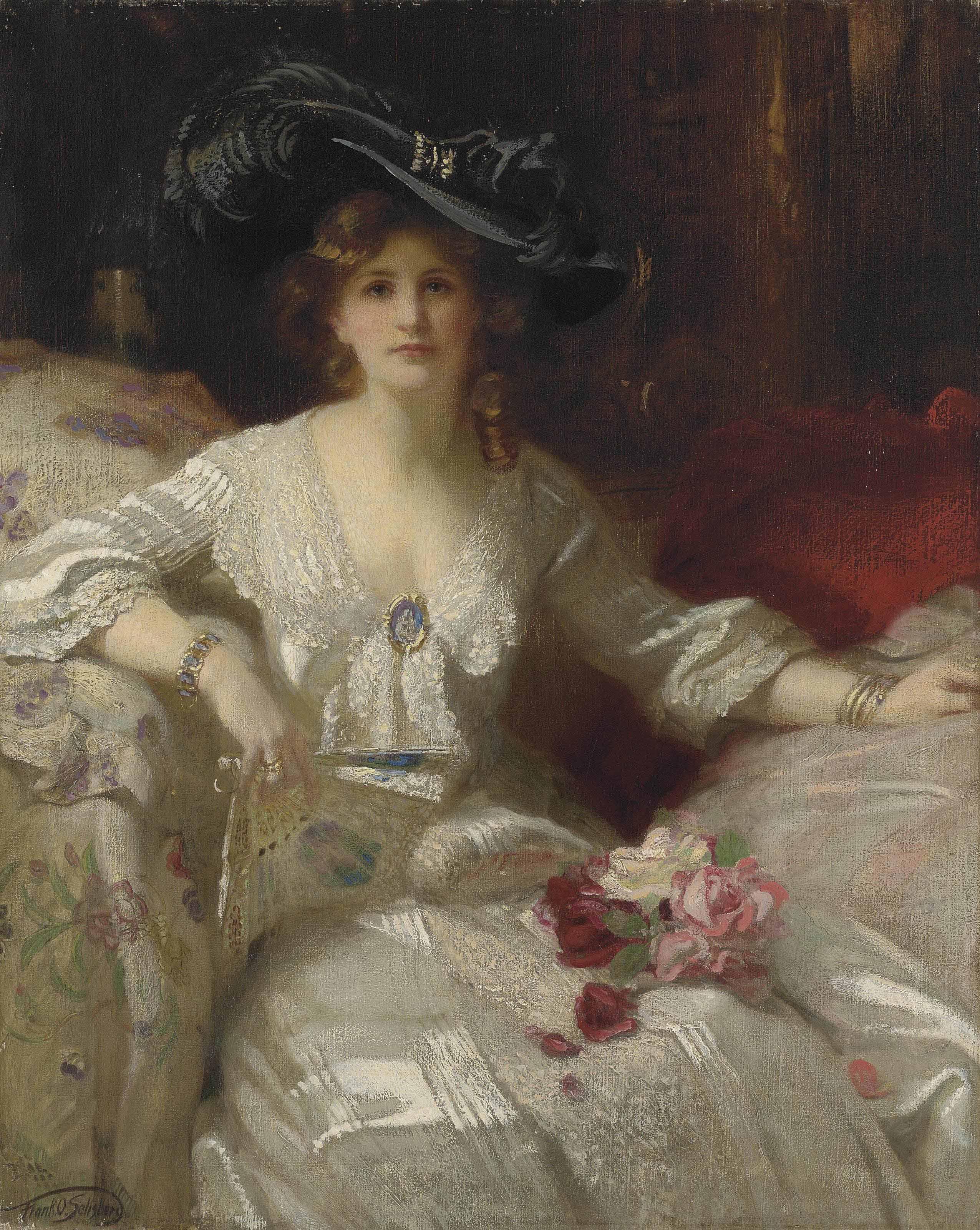 Francis Owen Salisbury - The fair lady, the bridal dress
