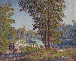 Francis Picabia - Bord du loing à Moret, effet de soleil