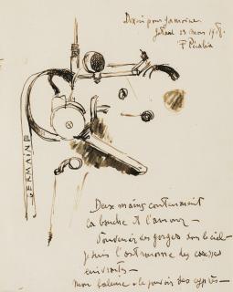 Francis Picabia - Dessin Pour Germaine (Letter-Drawing)