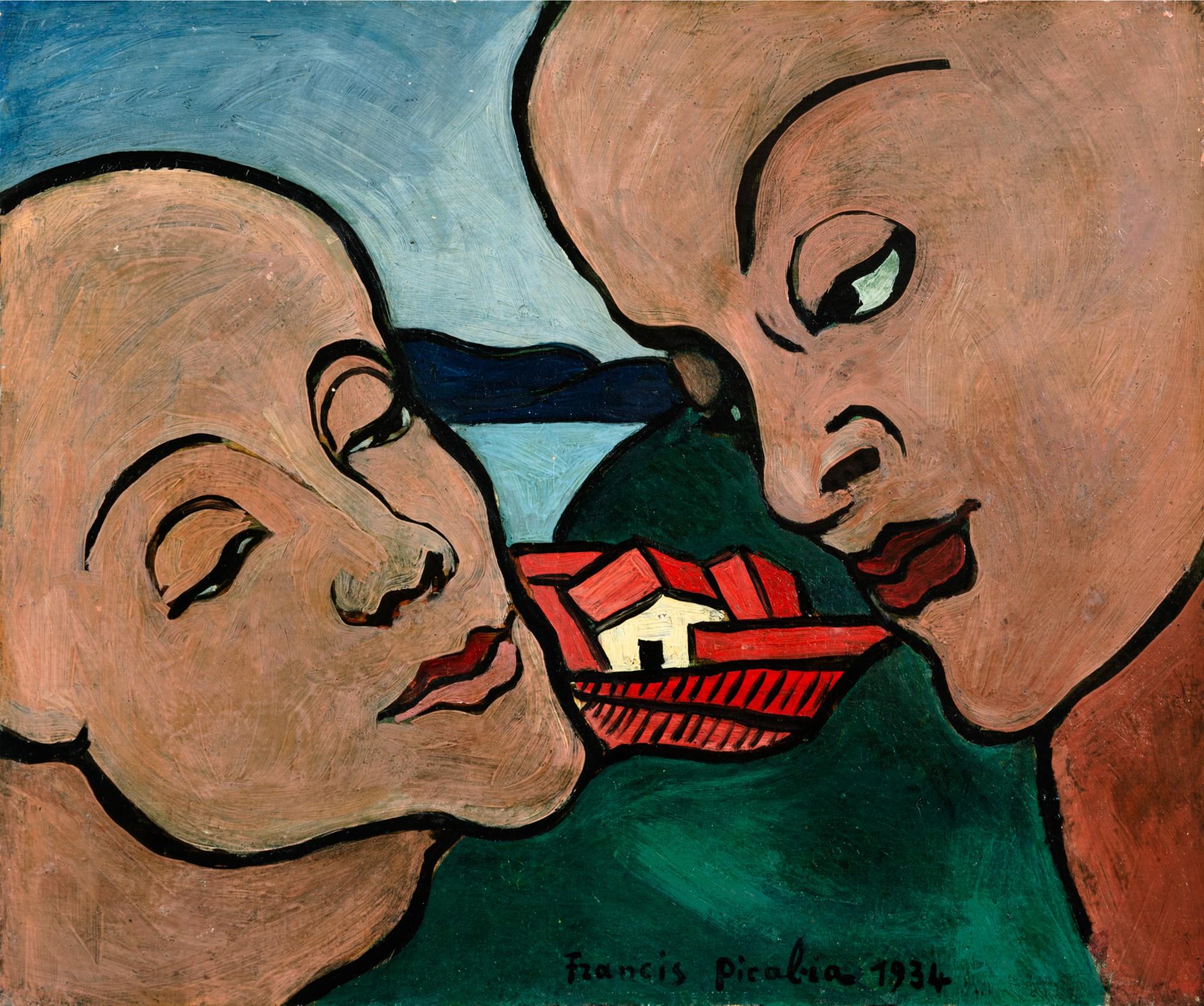 Francis Picabia - Deux têtes