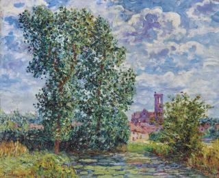 Francis Picabia - Effet de soleil par temps d\'orage, Larchant