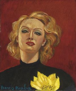 Francis Picabia - Femme à fleur jaune
