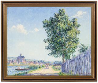 Francis Picabia - Le peuplier, effet de soleil, Villeneuve-sur-Yonne
